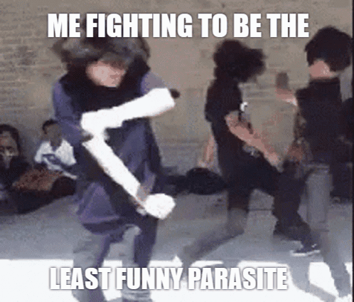 Fighting Unfunny GIF - Fighting Unfunny Parasite GIFs