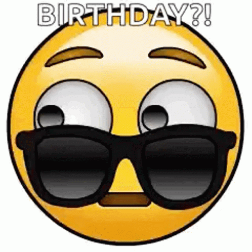 Emoji Birthday GIF - Emoji Birthday Confused GIFs