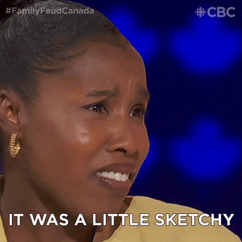 It Was A Little Sketchy Gerry Dee GIF - It Was A Little Sketchy Gerry Dee Family Feud Canada GIFs