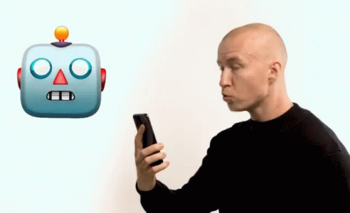 Robotic Emoji GIF - Robotic Emoji Emoticon GIFs