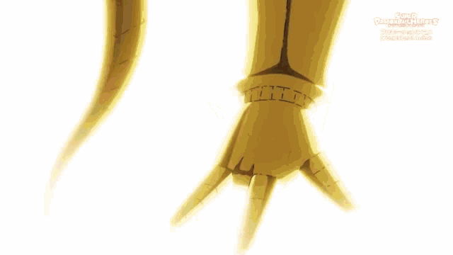 a close up of a cartoon character 's face with the words super dragon ball heroes on the bottom