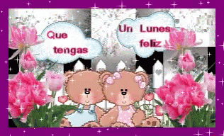 Feliz Lunes Bear GIF - Feliz Lunes Bear Flower GIFs