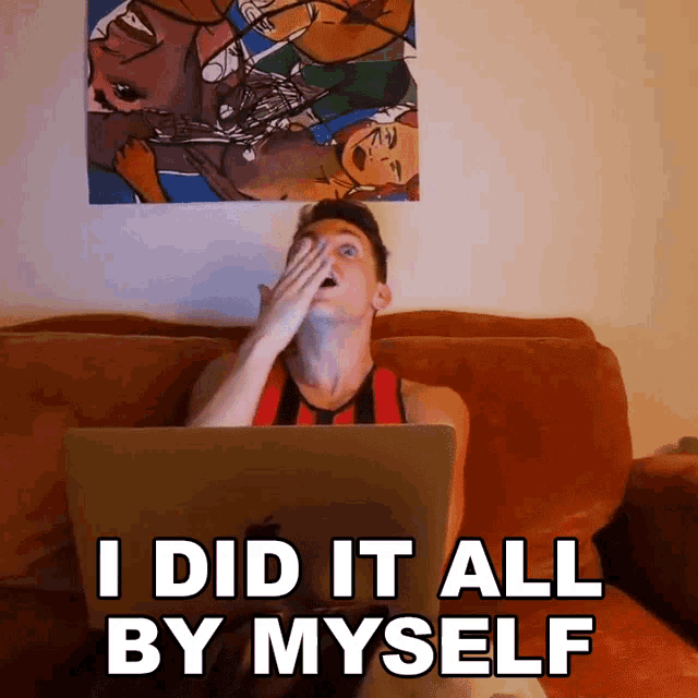 I Did It All By Myself Damon Dominique GIF - I Did It All By Myself Damon Dominique I Made It GIFs
