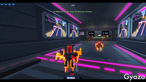 a screenshot of a video game with the name defnotjaden on the screen