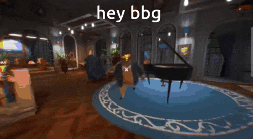 a screenshot of a video game that says hey bbc
