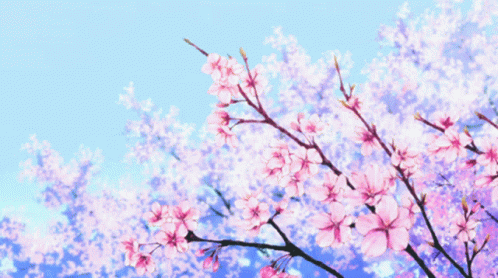 Anime Asthetic Pastel GIF - Anime Asthetic Pastel Cherry Blossom GIFs