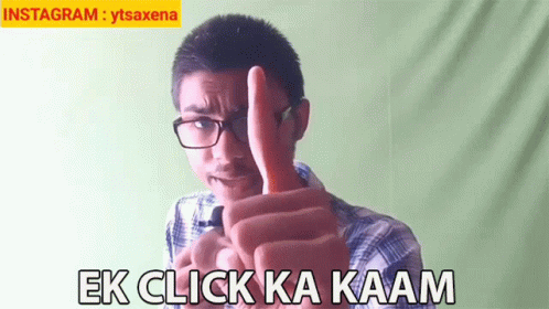 Ek Click Ka Kaam Sachin Saxena GIF - Ek Click Ka Kaam Sachin Saxena एकक्लिककाकाम GIFs