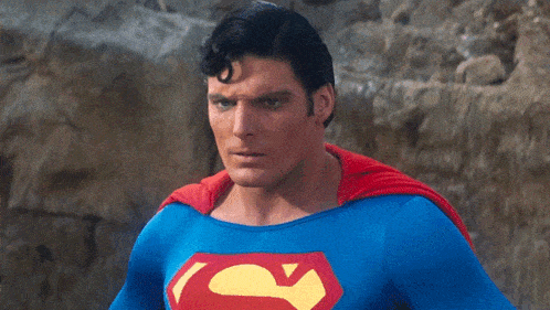 Concerned Superman GIF - Concerned Superman Superman The Movie GIFs