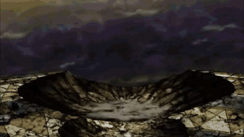 a white light is coming out of a hole