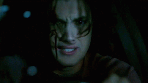 Looking Back Smiley Face Killers GIF - Looking Back Smiley Face Killers Terrified GIFs