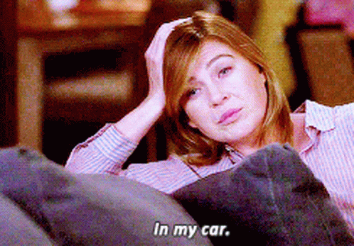 Greys Anatomy Meredith Grey GIF - Greys Anatomy Meredith Grey In My Car GIFs