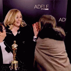 Adele Happy GIF - Adele Happy Excited GIFs