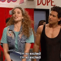 Saved By The Bell Im So Excited GIF - Saved By The Bell Im So Excited GIFs