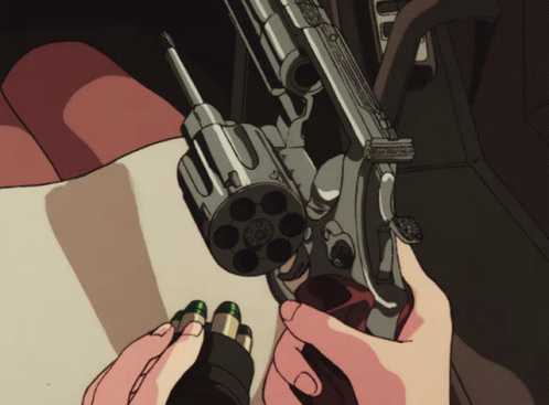 Gun Anime GIF - Gun Anime Bullets GIFs