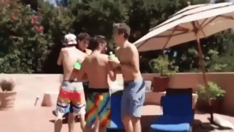 This Is How We Do GIF - Jump Pool Splash GIFs