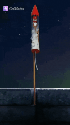 a picture of a rocket with the words happy diwali written above it