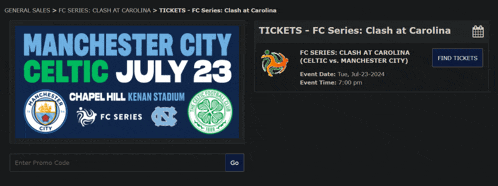 manchester city and celtic are playing each other on july 23rd