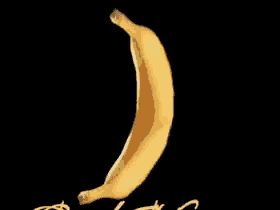 a kitten is sticking its head out of an open banana