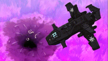 a cartoon drawing of a fighter jet flying in the sky