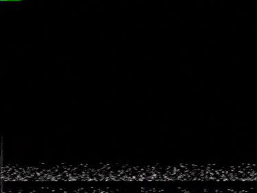 a frog is dancing on a stage in front of spotlights