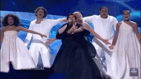 Eurovision Competition GIF - Portugal Eurovision Sing GIFs