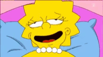 a cartoon of a woman laying on a bed with the number 3 on the bottom