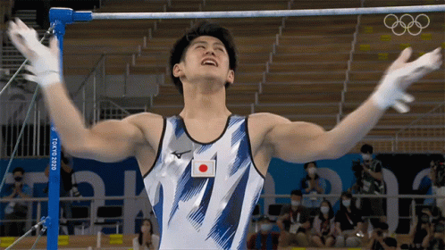 Clap Daiki Hashimoto GIF - Clap Daiki Hashimoto Japan Mens National Gymnastics Team GIFs