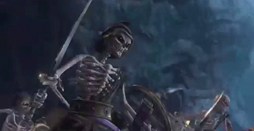 Skeleton Mobs Granblue Fantasy Relink GIF - Skeleton Mobs Granblue Fantasy Relink Pirates GIFs
