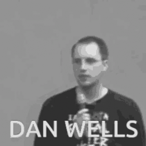 Black And White Dan Wells GIF - Black And White Dan Wells Talking GIFs