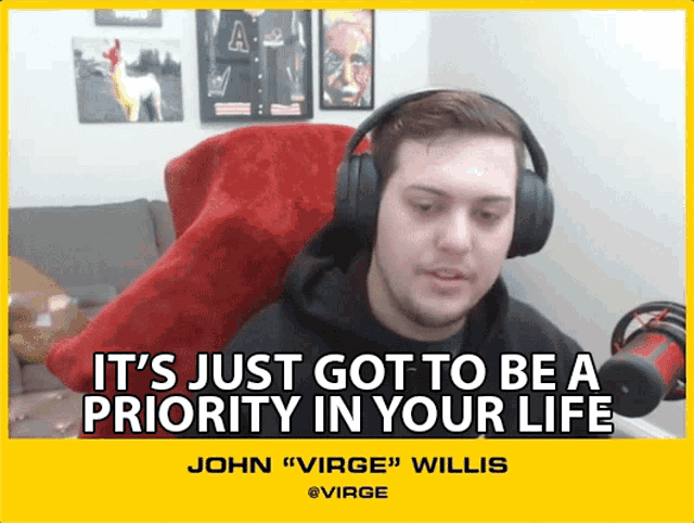 Its Just Got To Be A Priority In Your Life John Willis GIF - Its Just Got To Be A Priority In Your Life John Willis Virge GIFs