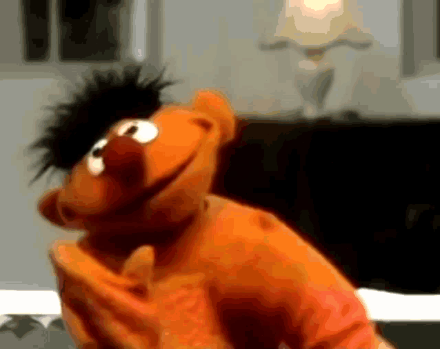 Ernie Sesame Street GIF - Ernie Sesame Street Dancing Puppet GIFs