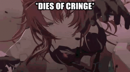 Dies Of Cringe Himeko GIF - Dies Of Cringe Himeko GIFs