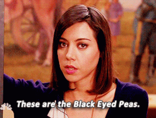 Parks And Rec April Ludgate GIF - Parks And Rec April Ludgate These Are The Black Eyed Peas GIFs
