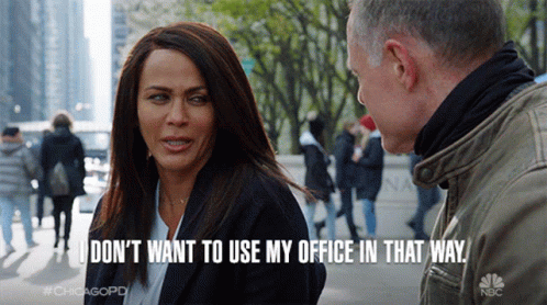 I Dont Want To Use My Office In That Way Samantha Miller GIF - I Dont Want To Use My Office In That Way Samantha Miller Hank Voight GIFs