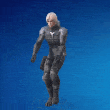 a video game character with a t on his chest is dancing