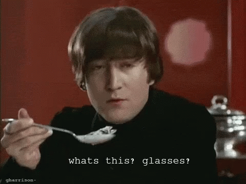John Lennon The Beatles GIF - John Lennon The Beatles Whats This Glasses GIFs