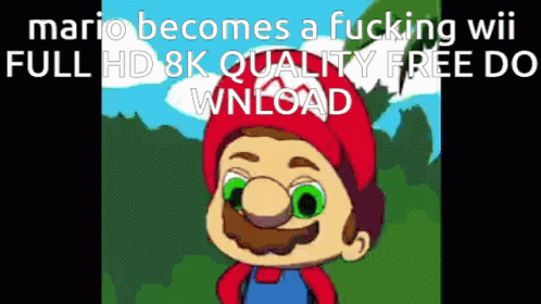 Mario Becomes A Fucking Wii Nope GIF - Mario Becomes A Fucking Wii Mario Nope GIFs