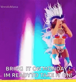 Mickie James Bring It On GIF - Mickie James Bring It On Im Ready GIFs