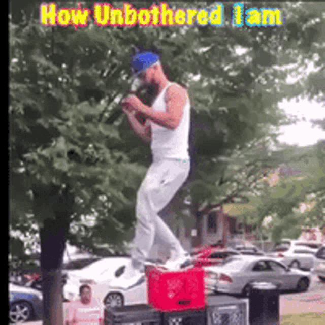 Unbothered Mikej GIF - Unbothered Mikej Hard Head GIFs