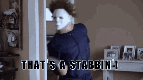 Michael Myers Stabbin' GIF - Michael Myers Stabbin' Stabbing GIFs