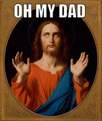 Jesus Fingers GIF - Jesus Fingers Oh My Dad GIFs