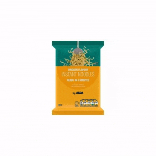 a bag of bbc instant noodles chicken flavour