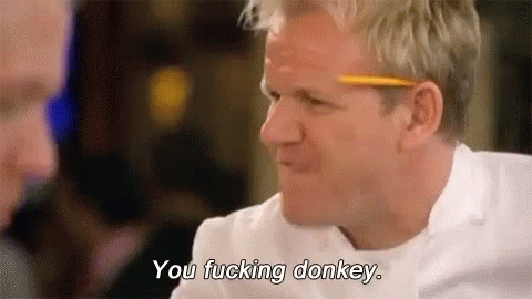 Insult Gordon Ramsay GIF - Insult Gordon Ramsay Donkey GIFs