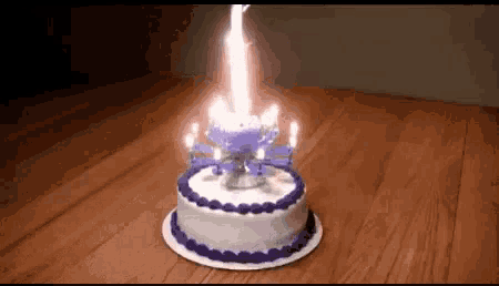 Happy Birthday Fire Cracker GIF