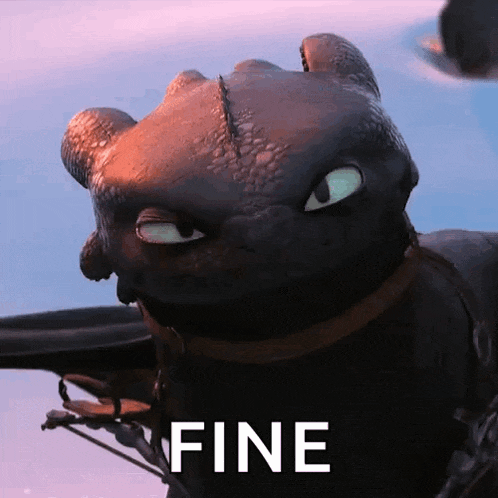 toothless from how to train your dragon is smiling and looking at the camera