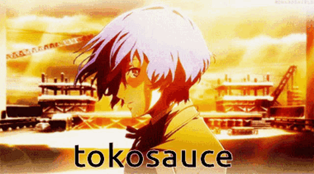 a picture of a girl with the word tokosauce written below her
