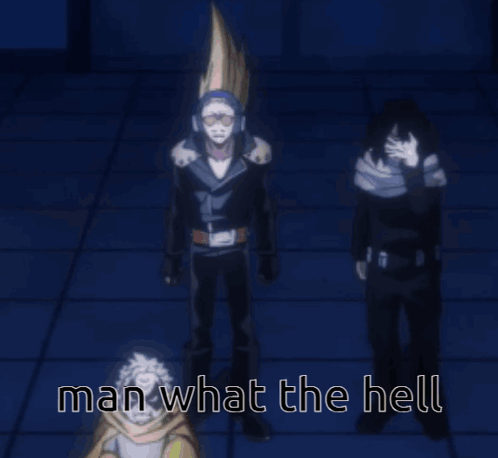 Wth What The Hell GIF - Wth What The Hell Erasermic GIFs