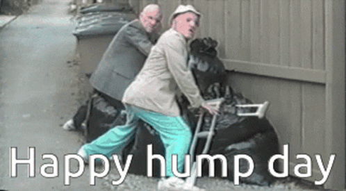 Happy Hump Day Humping GIF - Happy Hump Day Humping Trash GIFs