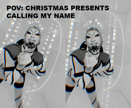 Pov Christmas Presents Calling My Name Anetra GIF - Pov Christmas Presents Calling My Name Anetra Rupaul’s Drag Race GIFs