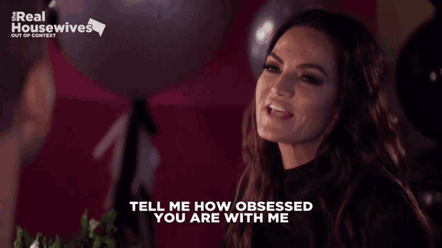 a real housewives advertisement shows a woman smiling